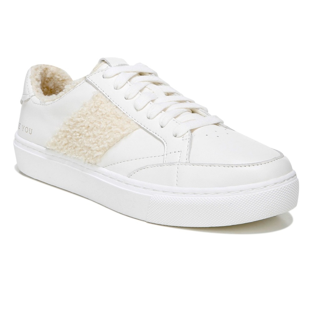 Dr. Schools sneaker.  Faux shearling.  Size 9